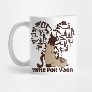 Cat yoga pose Mug